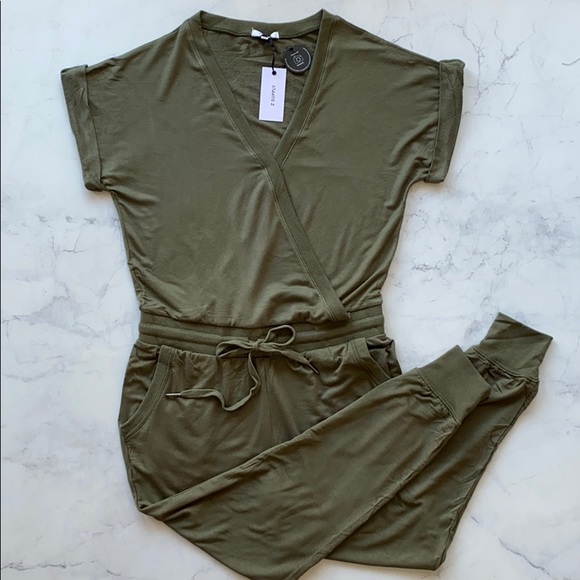 Wrap Front Jumpsuit - Picture 2 of 4